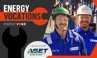 Zenith Energy's graduate drilling engineers, Hazik Gilani and Hamish Grey.