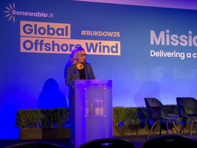 Scottish cabinet secretary for climate action and energy Gillian Martin.