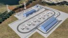 A design image of the planned Uxbridge Moor substation which is set to power new data centres in Buckinghamshire. Image: National Grid
