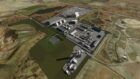 A 3D rendering of the Lighthouse Green Fuels SAF project in Teesside.