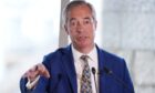 Nigel Farage, Leader of Reform UK delivers a speech at a Reform UK press conference in Aberdeen. Image: Stuart Wallace/Shutterstock