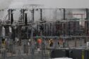 A view of the North Hyde electrical substation which caught fire in March. Image: Maja Smiejkowska/PA Wire