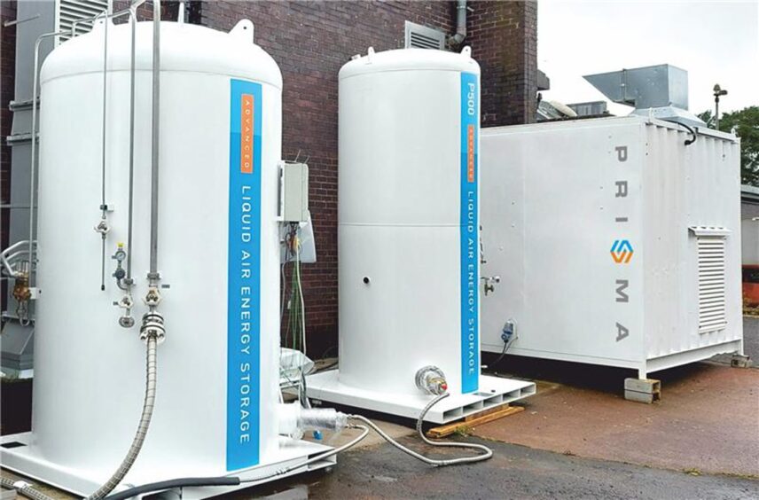 Innovatium's PRISMA liquid air battery.