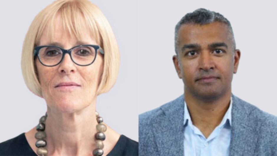 From left, DESNZ non-executive board members Sue Ferns and Ravi Gurumurthy. 
