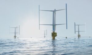 A vertical turbine from SeaTwirl highlights the opportunities of floating wind innovation