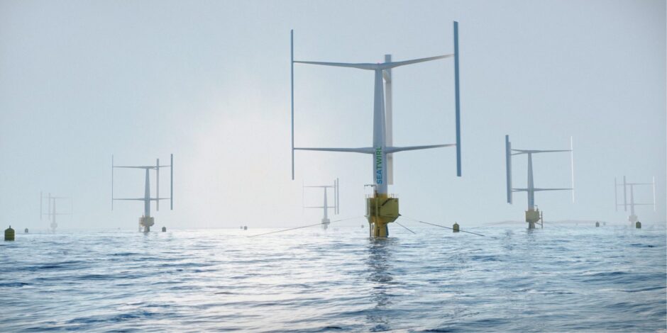 A vertical turbine from SeaTwirl highlights the opportunities of floating wind innovation