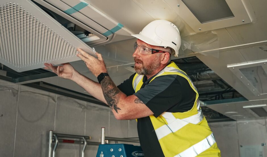 Nexos HVAC technical lead Kevin Mackie.