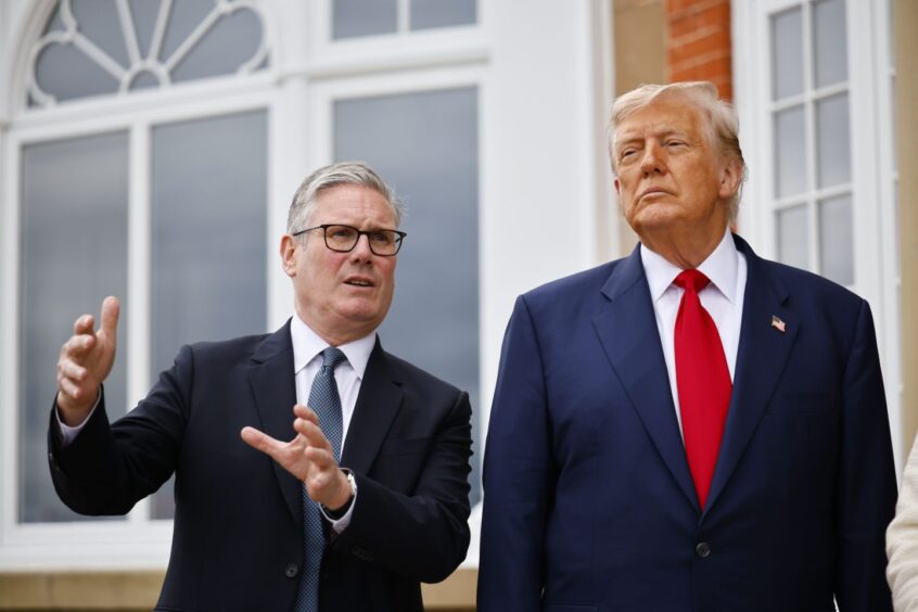 Keir Starmer speaks with Donald Trump.