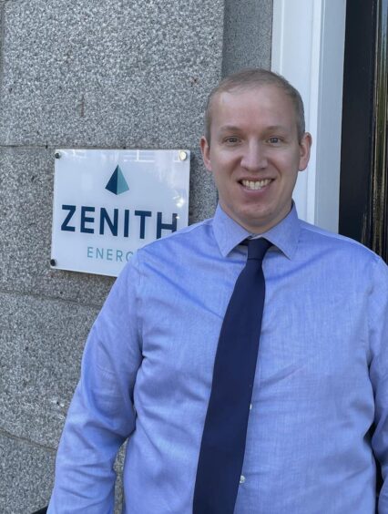 Zenith Energy financial controller Freddie John. 