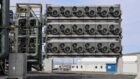 Carbon capture equipment at the Mammoth direct air capture plant in Iceland.. Hellisheidi Power Station, Iceland. Image: Mathew Perry DCT
