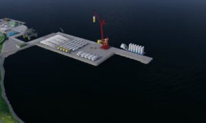 A design image of the expansion plans for the Port of Cromarty Firth in Scotland. Image: Port of Cromarty Firth