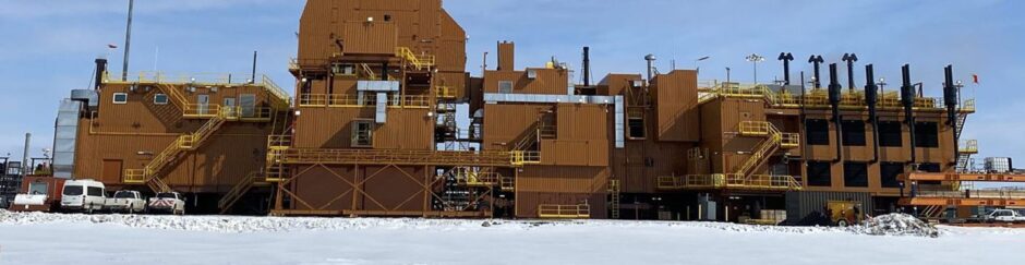 The Doyon 26 drilling rig in Alaska.