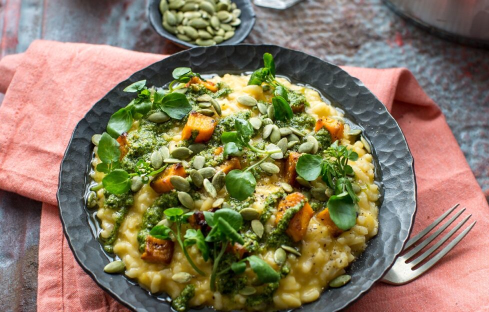 pumpkin risotto