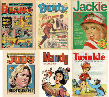 Retro children's magazines