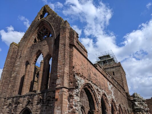 Sweetheart Abbey in Dumfries & Galloway