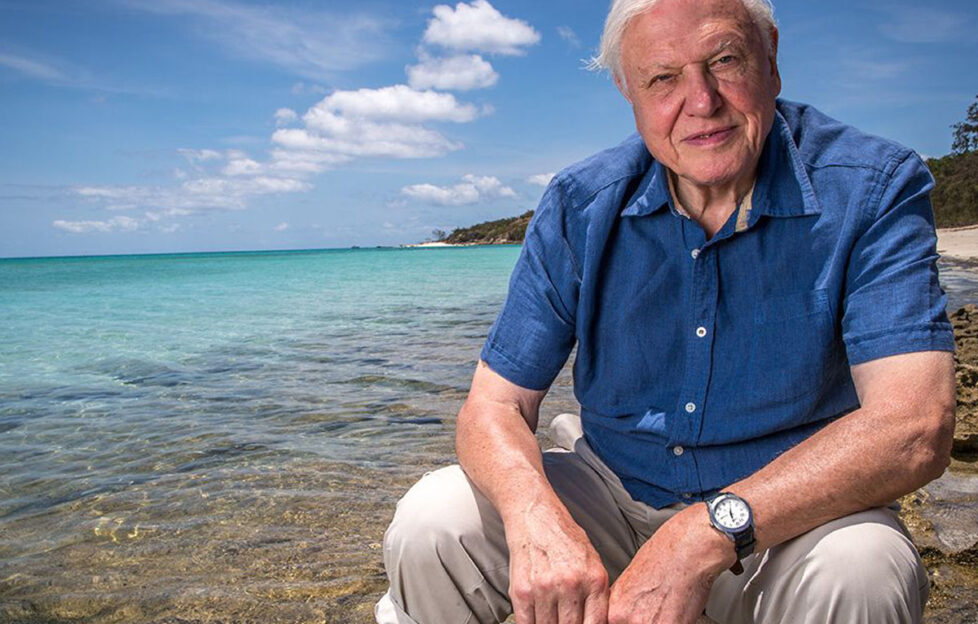 Sir David Attenborough at Great Barrier Reef
