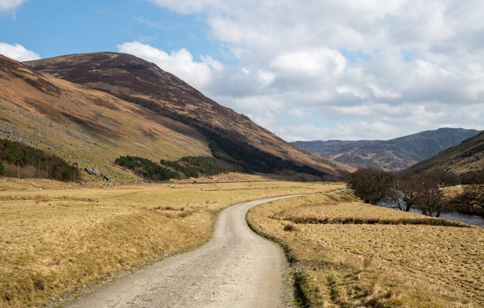 Sma' Glen, Perthshire, Road in Almond