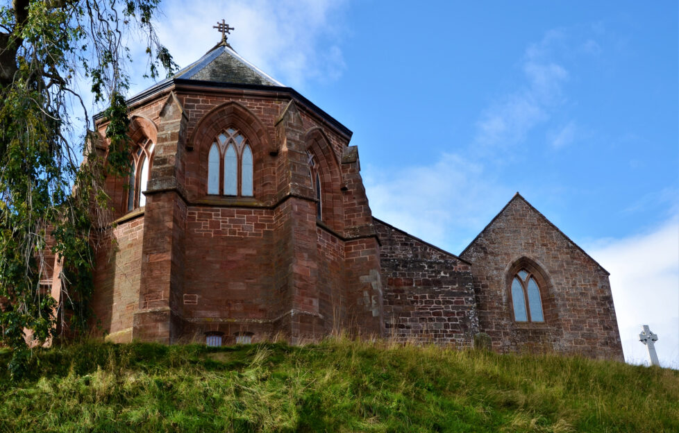 St Vigeans village old church building exterior