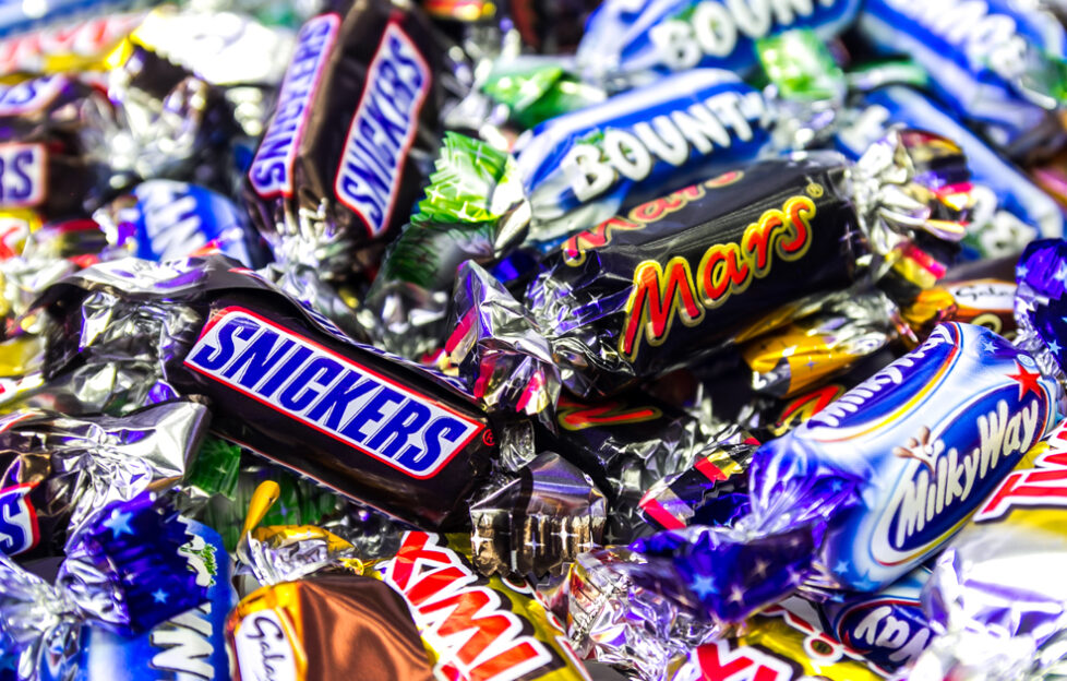 A mix of Celebrations chocolates