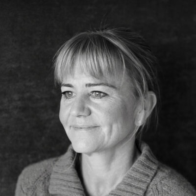 Emma Burstall black and white portrait author photo