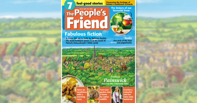 Cover of The People's Friend Oct 8 issue graphic