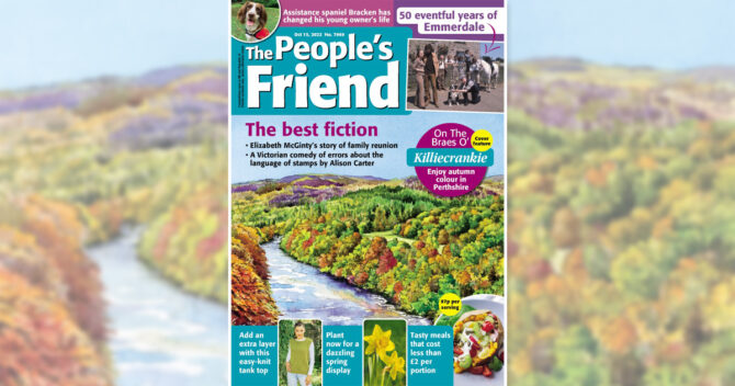 Cover of The People's Friend October 15th weekly magazine 