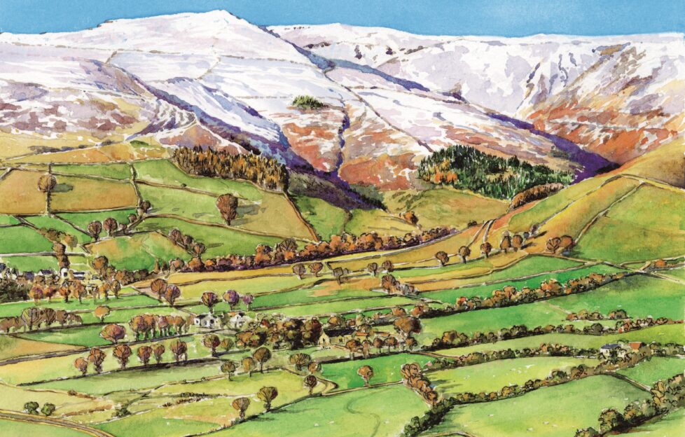 An illustration of Kinder Scout.