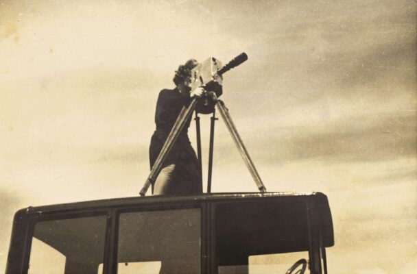 Jenny Gilbertson at work in the late 1930s.