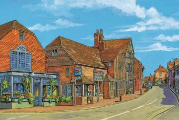 An illustration of Ditchling.