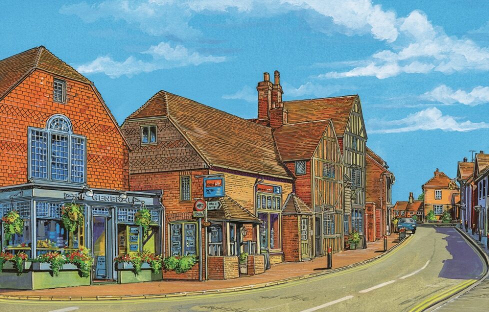 An illustration of Ditchling.