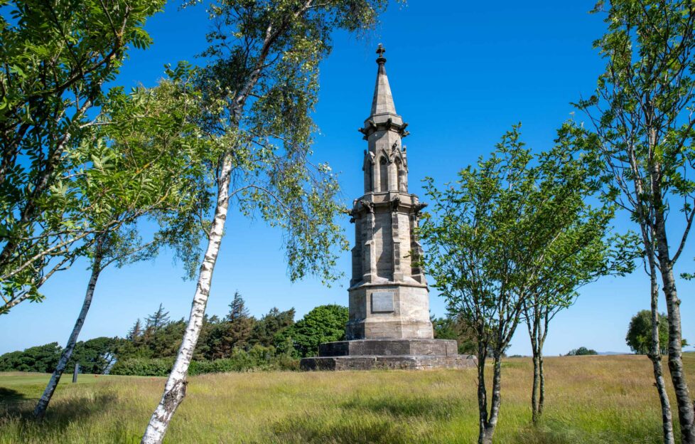 willie's view - hope monument, Linlithgow.