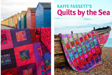 Kaffe's book and the quilt you can make from this week's issue Images: Taunton Press.