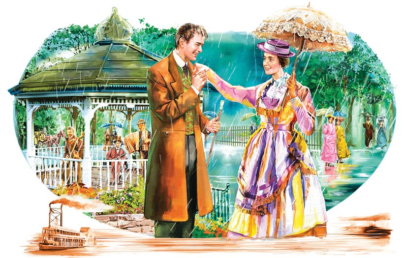 Alfred Wynne takes Edith's hand Illustration: Sailesh Thakrar