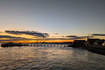 Broughty Ferry at sunset Pic: Stuart Johnstone