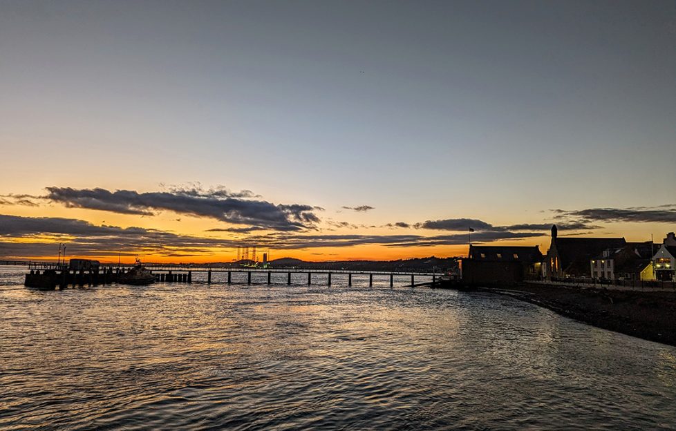 Broughty Ferry at sunset Pic: Stuart Johnstone