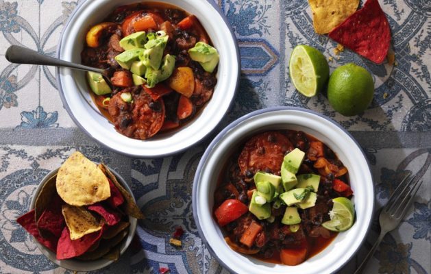 Vegan Smoky Black Bean Casserole