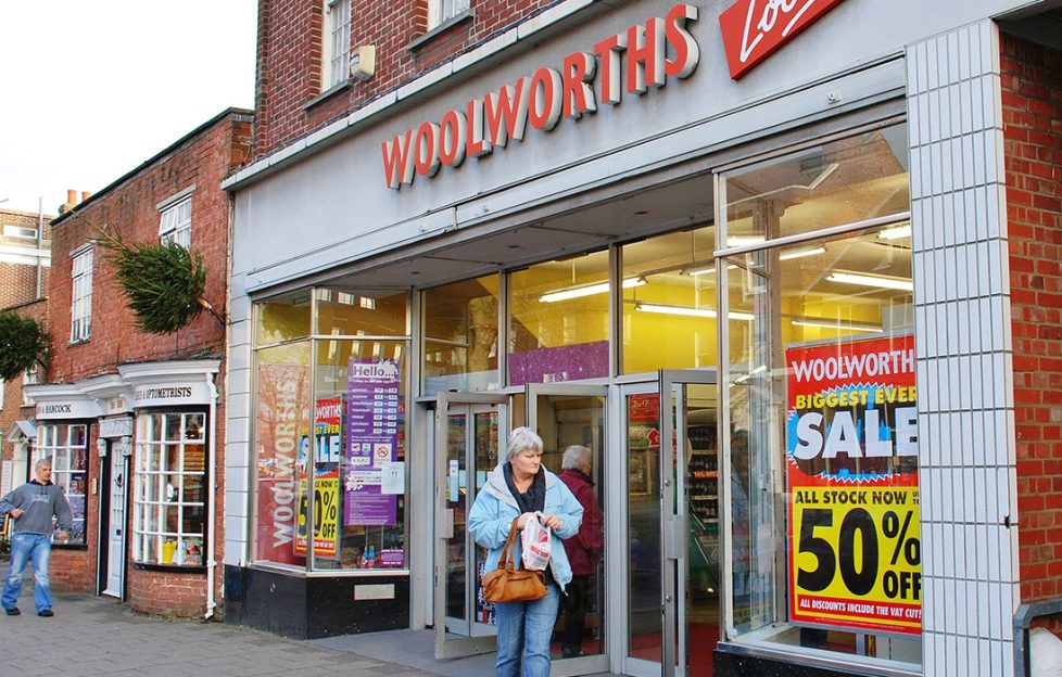 A Woolworths store in Tenterden, England 2008