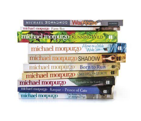 A selection of books written by Michael Morpurgo.