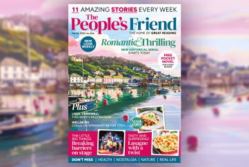 Cover of newly-updated 'People's Friend' magazine
