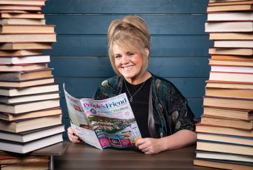 Sally Lindsay, head judge of "The People's Friend" New Writer's competition