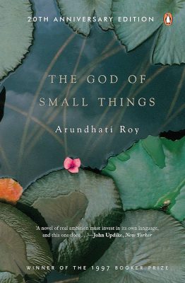 Book cover of The God of Small Things by Arundhati Roy.
