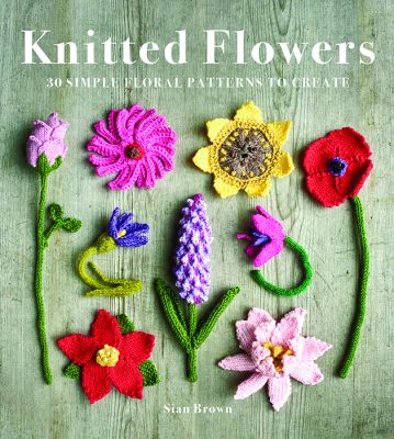 Knitted Flowers book front cover