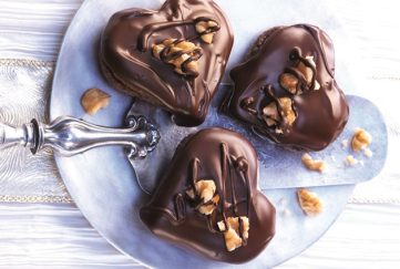 Walnut Heart Cookies