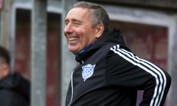Jim McInally marks 10 years in charge of Peterhead on Thursday.