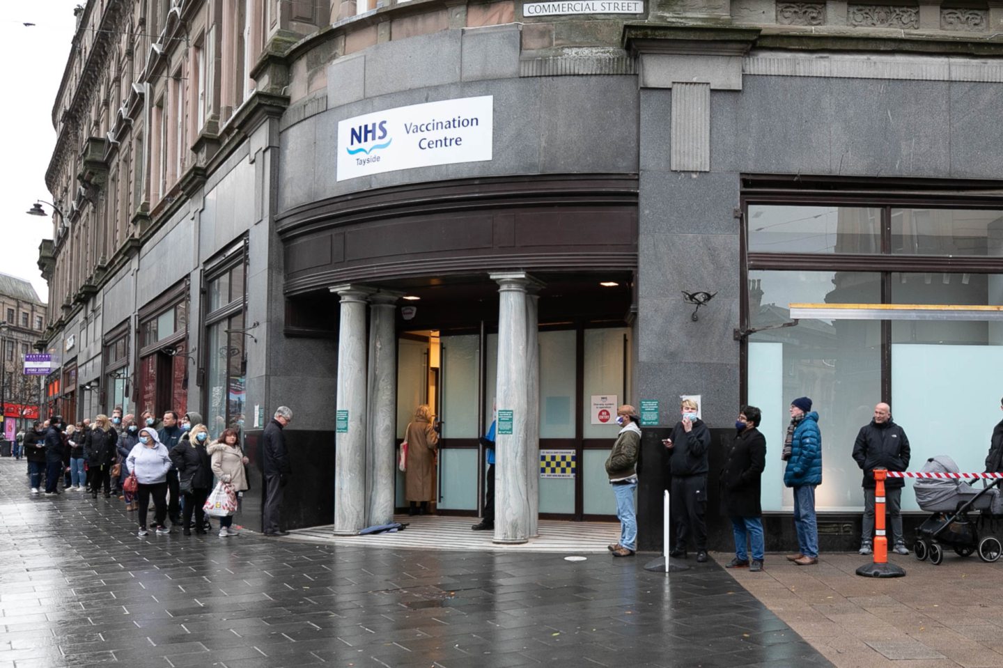 The Arnotts store is now a Covid vaccination clinic in Dundee city centre.