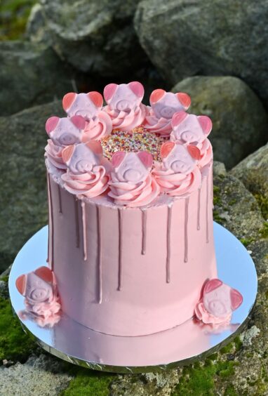 A customised cake.
