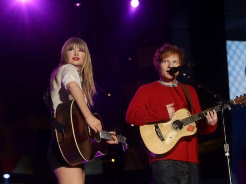 Ed Sheeran releases new song collaboration with Taylor Swift (Yui Mok/PA)