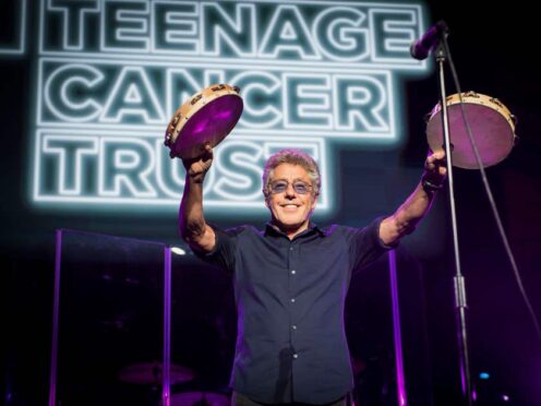 Roger Daltrey on stage during the Teenage Cancer Trust annual concert series, at the Royal Albert Hall, London (PA)