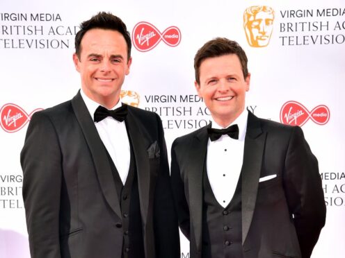 Ant McPartlin and Declan Donnelly transformed into drag (Matt Crossick/PA)