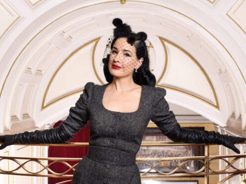 Dita Von Teese said she would love to perform for the Royal family but it would probably cause a ‘scandal’ (Matt Crossick/PA Wire)